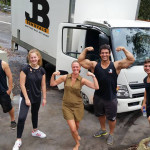 Jb Removals team and client